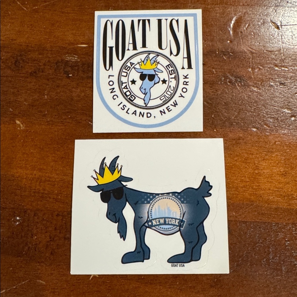 GOAT USA New York Stickers (2)